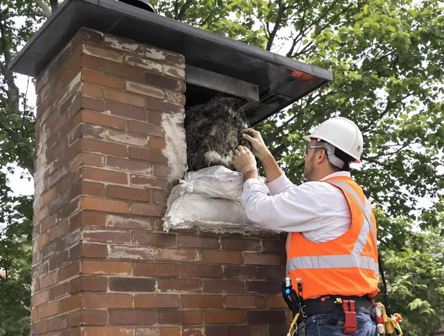 Humane removal of debris and animals by East Hartford Chimney Sweep in East Hartford, CT