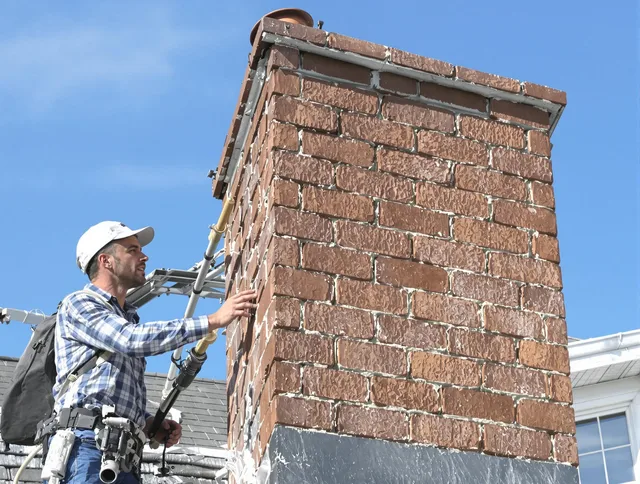 Brickwork for a chimney rebuild by East Hartford Chimney Sweep in East Hartford, CT